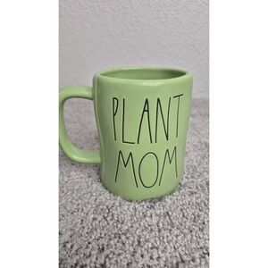 Rae Dunn Mug Plant Mom Stay At Home Green Lover Double Sided Coffee Artisan